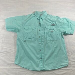 Columbia Men's Light turquoise Casual Shirt